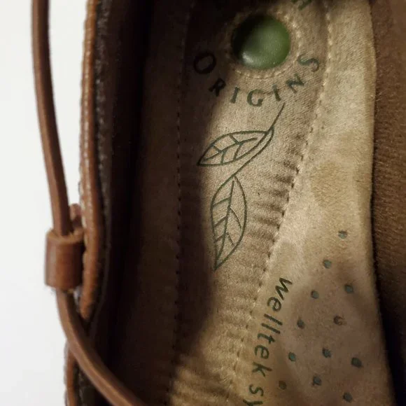 Earth Origins Women's Brown Leather Shoes Size 8M - Picture 7 of 7
